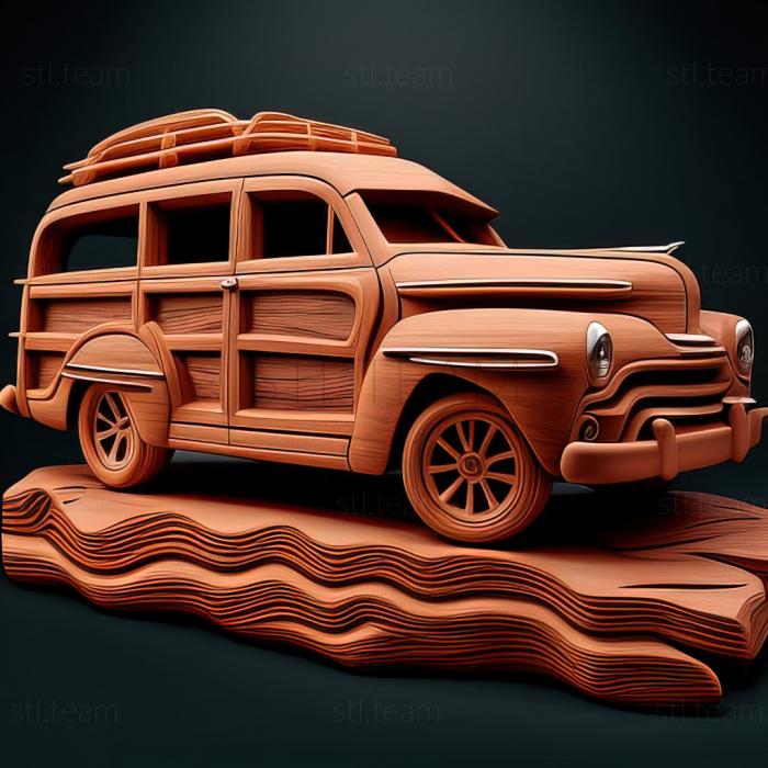 3D модель Форд Ранч Вагон (STL)